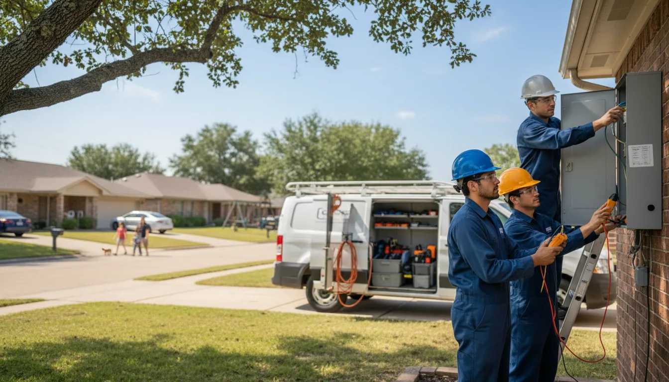 Certified electrician providing emergency electrical services in Lanark, IL